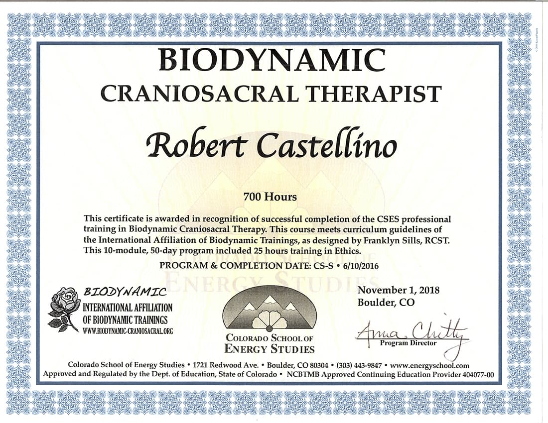 BCST 700-hour certification